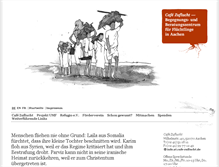 Tablet Screenshot of cafe-zuflucht.de
